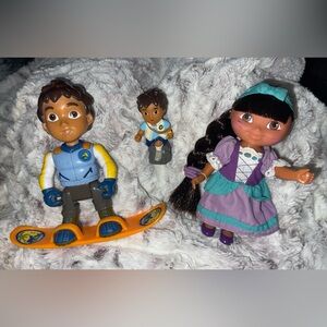 Dora The Explorer/Diego Character Figures Bundle from 2005 and 2007